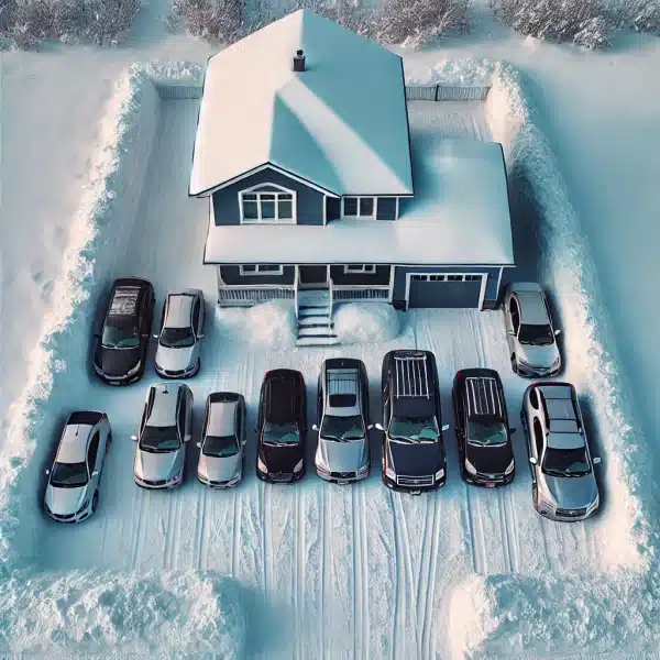 Oversized Driveway [8 Car or more] All Season - First Snow to Last Snow 2024-2025 - 6 Inch Trigger